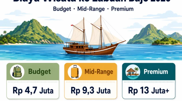 biaya wisata labuan bajo 2026 budget mid-range premium per orang