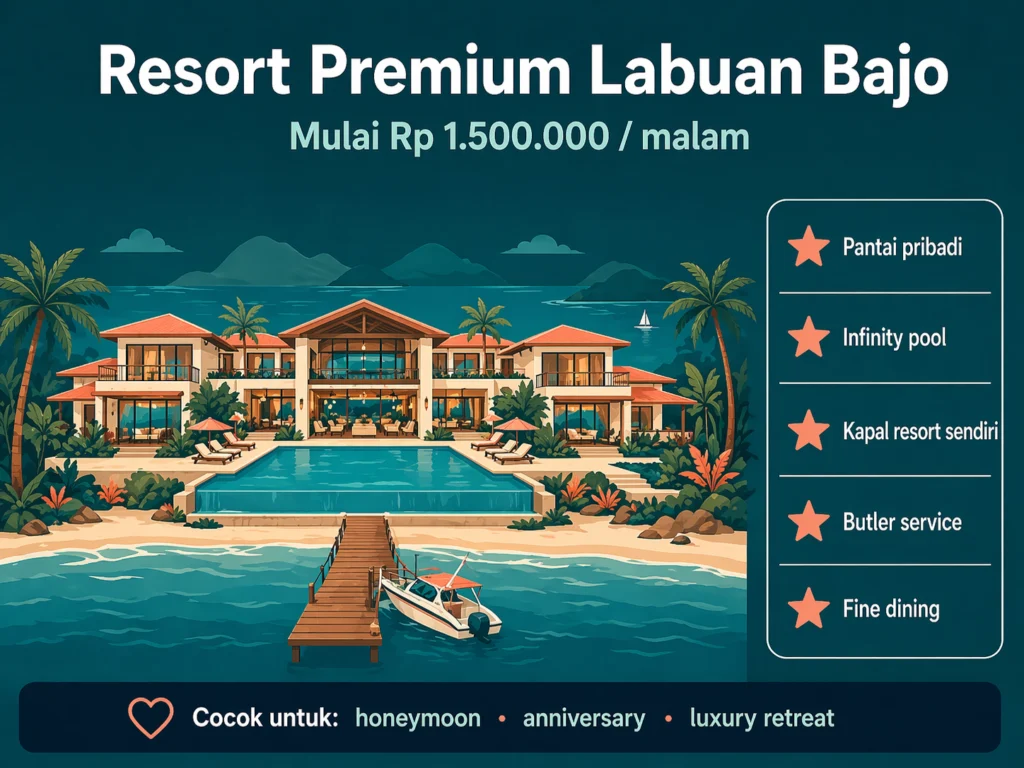 resort premium labuan bajo bintang 4 5 harga mulai rp 1,5 juta per malam